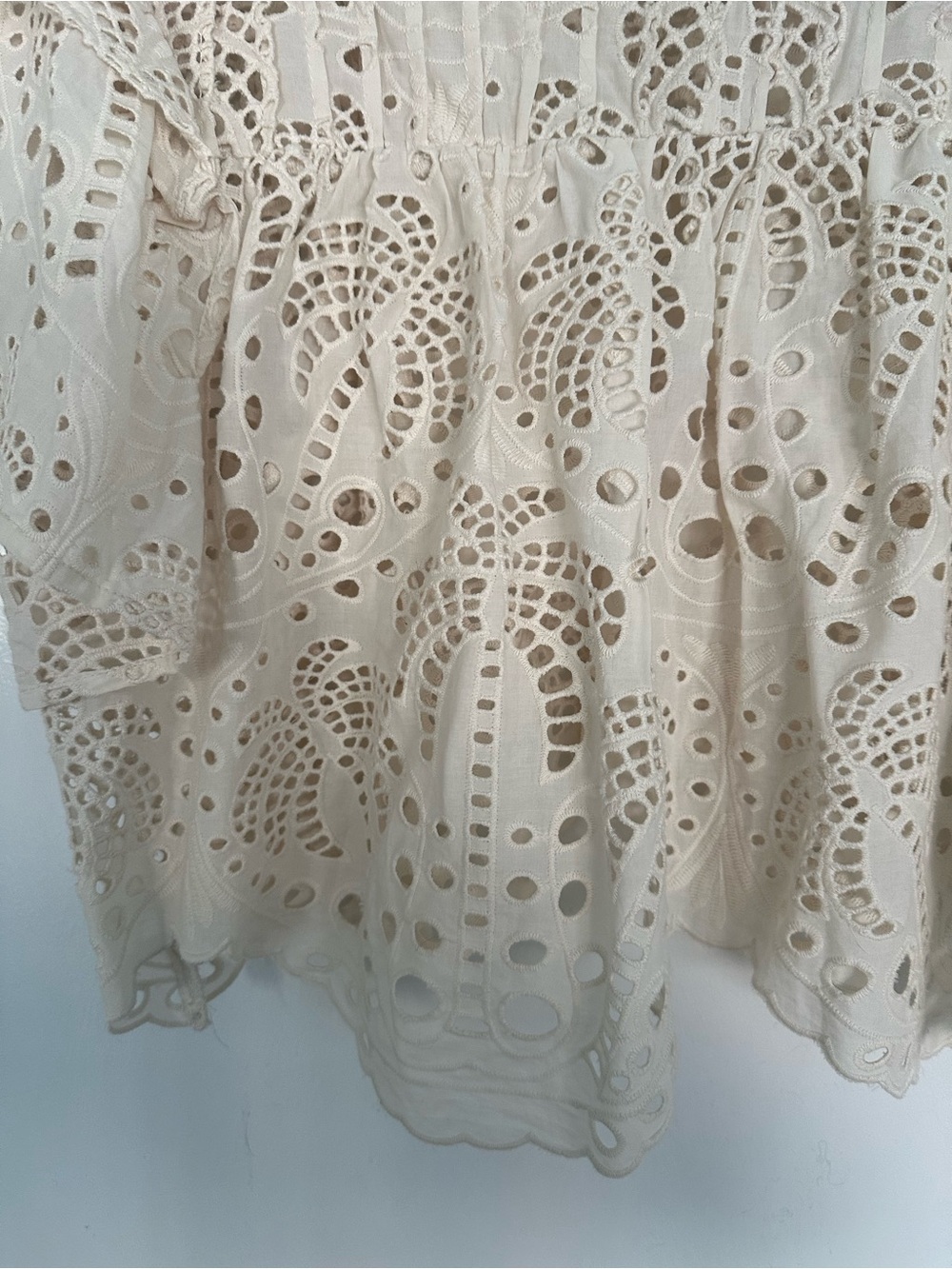 NWOT Farm Rio Richelier Lace Top - Picture 3 of 4